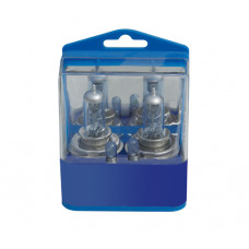 Lampen set blauw 12V H4