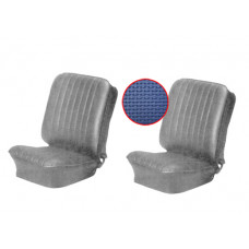 Stoelbekleding set, Karmann Ghia, voor, 8.55-7.60, blauw